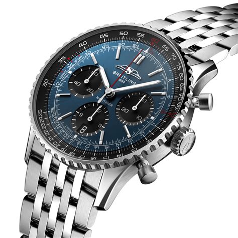 breitling zifferblatt neon blau|Navitimer B01 Chronograph 41 My22 .